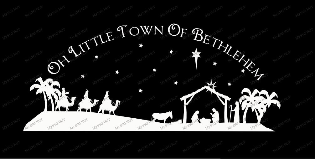 Download Oh Little Town Of Bethlehem template