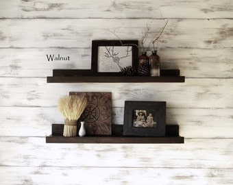 Floating Shelf, Wall Shelf, Shelves, Wood, Picture Ledge, Gallery Wall, Decor Shelf, Shelving, Rustic Home Decor, Wall Hanging, Wall Decor
