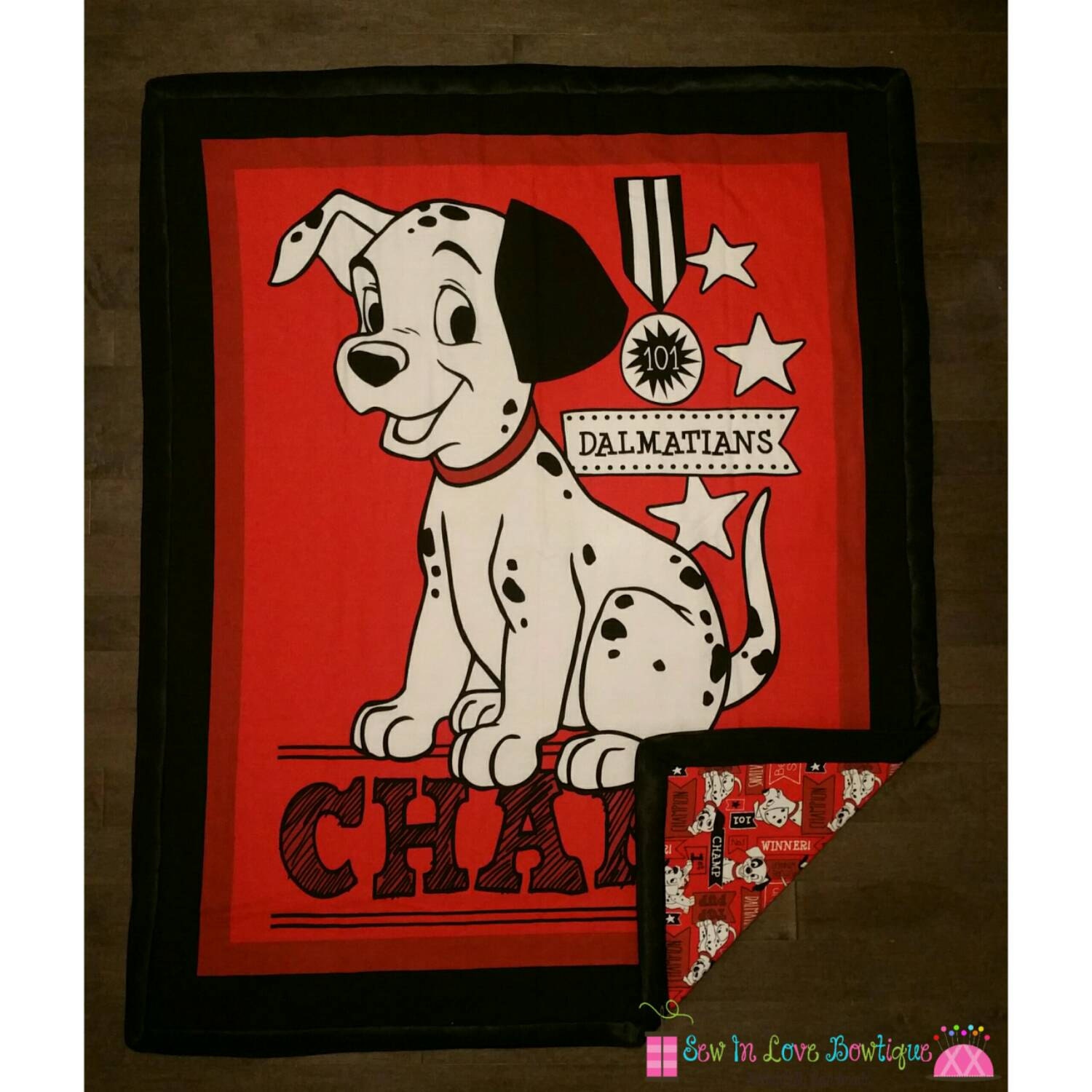 101 Dalmatians Minky Blanket By SewInLoveBowtique On Etsy