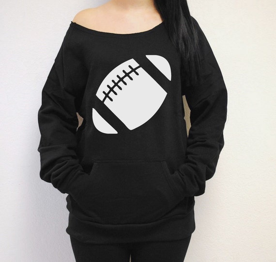 Cute Football Sweater. Football Sweatshirt. by StrongGirlClothing
