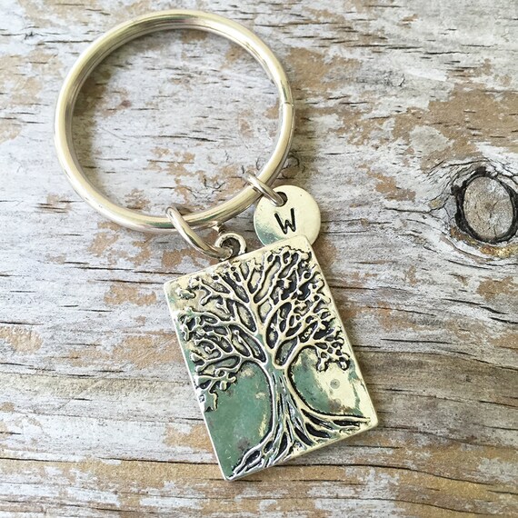 Tree Keychain / Tree of LIfe Keychain/ Tree Key Chain/ Willow