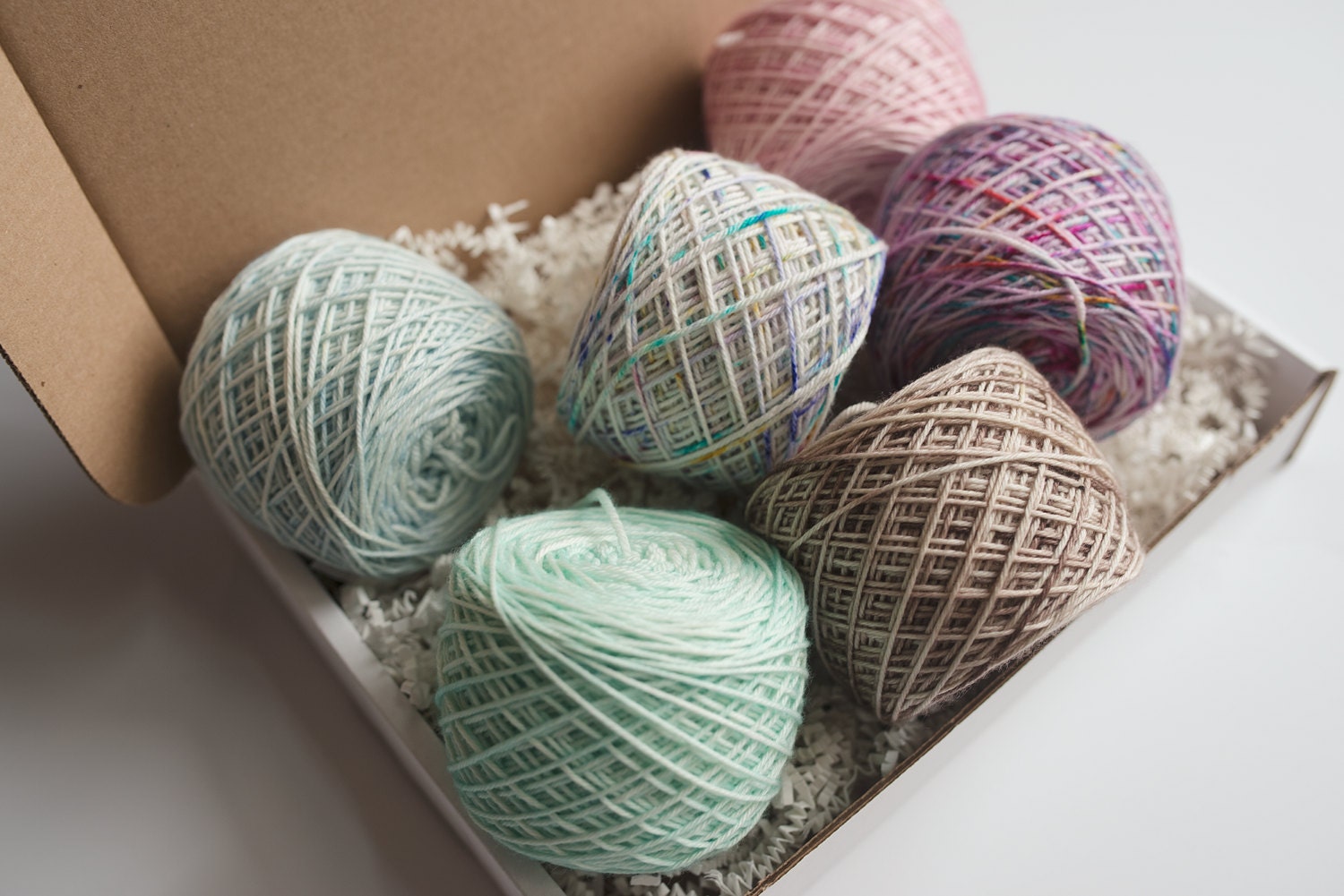 Monthly Yarn Box Yarn Subscription Surprise by speckleandpaint