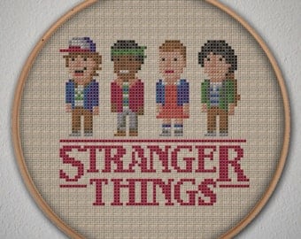 Stranger Things Cross Stitch Pattern - Instant Download PDF