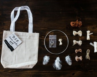 DIY Dream Catcher Kit//Make Your Own Dream Catcher//Unique Craft//Gifts for Her//Easy and Fun