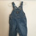 Vintage OshKosh overalls size 6 months, demin  overalls, jean overalls, vintage osh kosh b'gosh jumper, hipster baby, boho baby, folkie baby