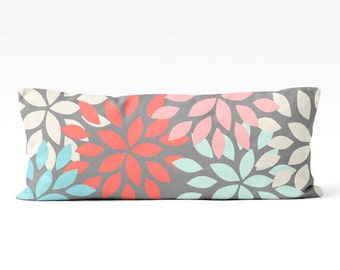 Grey Soft Minky Body Pillow Cover With Zipper Closure Silver Grey