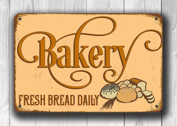 The Same Nylon Byproducts Vintage Bakery Sign