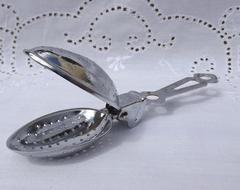 Vintage steel Tea strainer