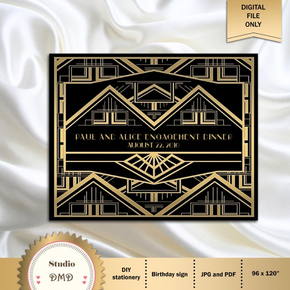 Art Deco Wall Decor great gatsby art deco backdrop for photos wall decor party Art Deco Wall Decor great gatsby art deco backdrop for photos wall decor party