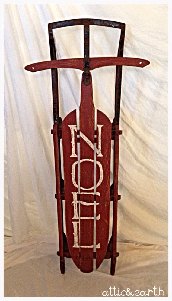 decorative sled by atticandearth on etsy decorative sled by atticandearth on etsy