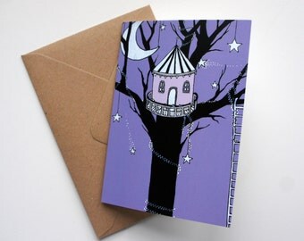 Magical Treehouse Greeting Card