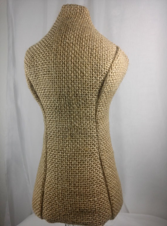 Burlap Dress Form Mannequin PincushionDress Form Mannequin