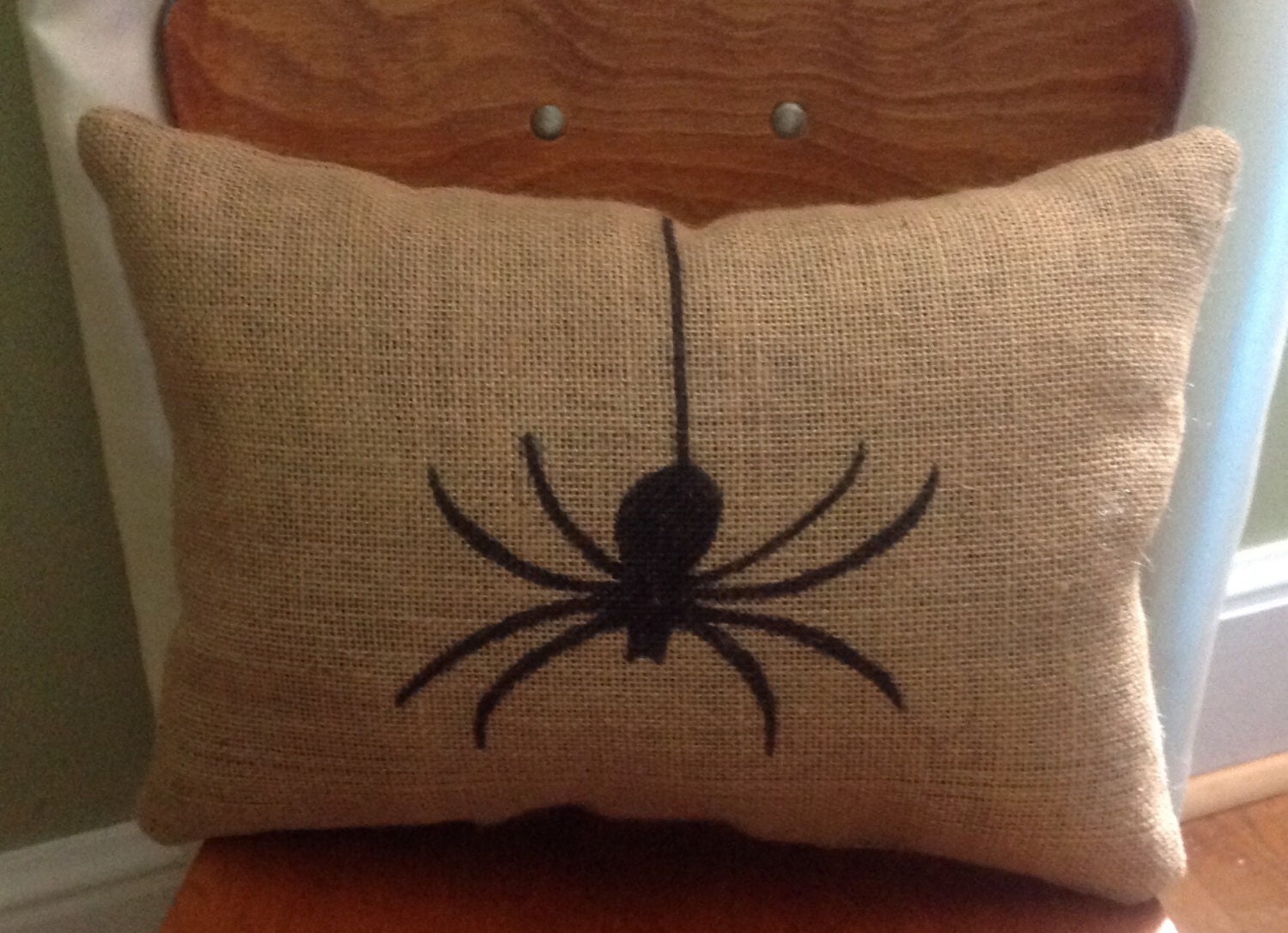 giant stuffed spider pillow