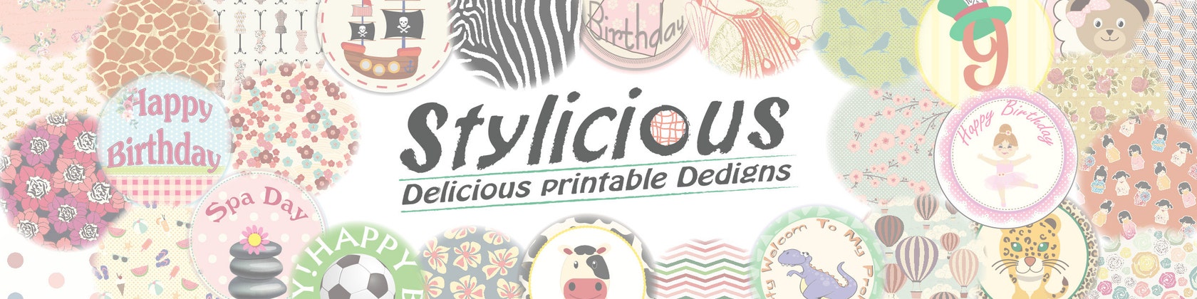 Delicious Printable Designs by StyliciousPrintables on Etsy