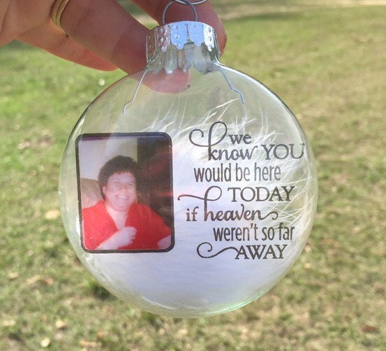 In Memory Ornament Personalized Christmas by PaintedTreasuresbyme