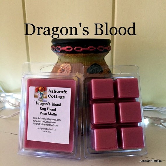 Items similar to Dragon's Blood, Scented Wax Melts, Soy Melts, Earthy