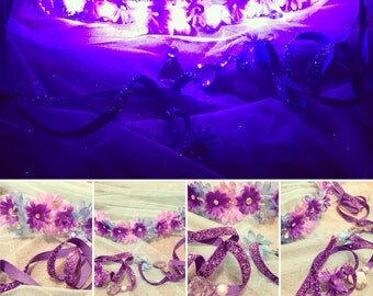 Adjustable Flower LED Tiara for EDC and EDM Festivals