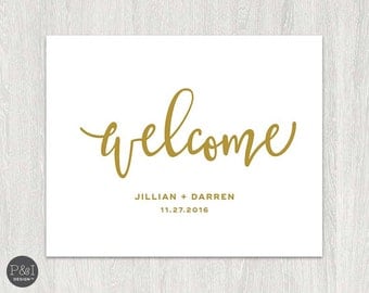 welcome sign mirror