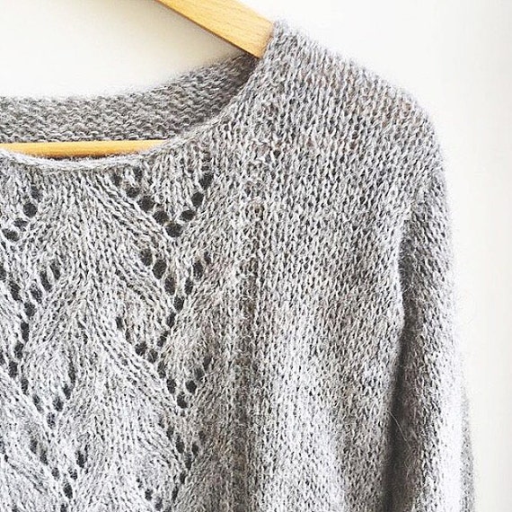 KNIT PATTERN Sweet Sweater english and french by MarcelleetClo