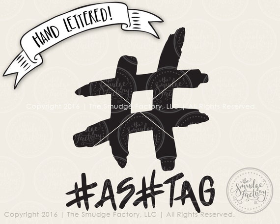 Download Hashtag SVG Cut File Hashtag Cutting File Silhouette SVG
