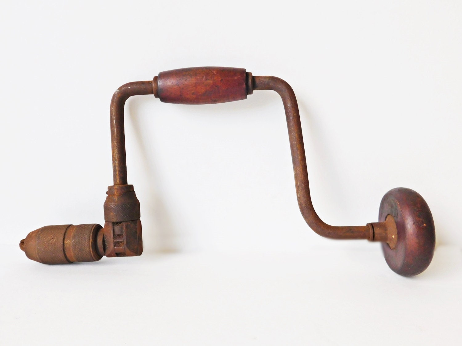 Antique Hand Drill Manual Drill Crank Hand by LavishMaidenVintage