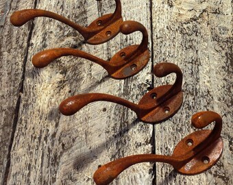 Cast Iron "Rust Style" Hat and Coat Hook (1)