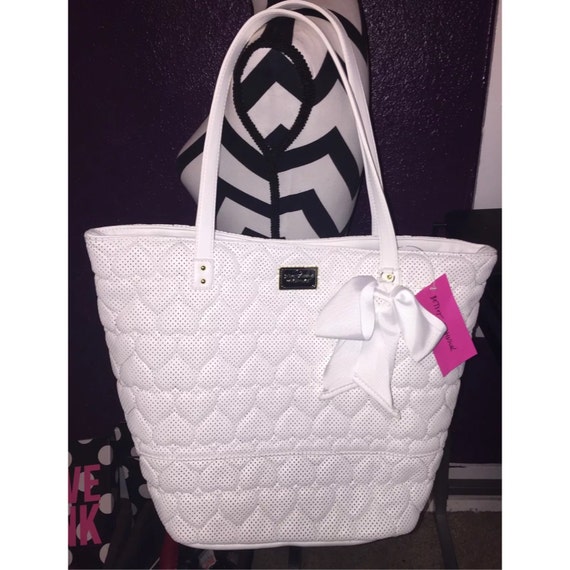 betsey johnson quilted tote