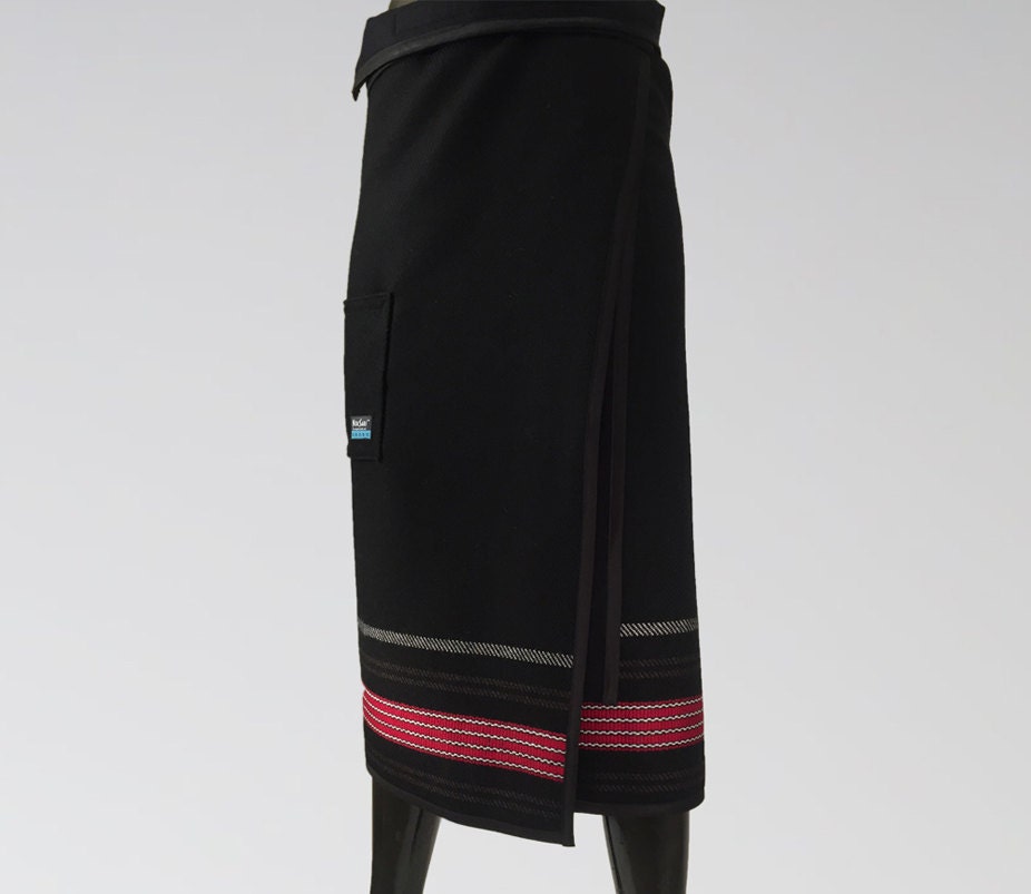 size M/L outerwear wrap wool blanket skirt warm layer by NorSari