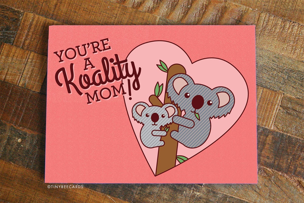 Funny Mother's Day Card Koality Mom Card for