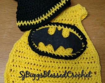 Crochet batman,crochet batgirl,super hero,crochet bat girl,batman cape,batman hat,bat girl cape,batgirl cape,comic,batman blanket,photo prop