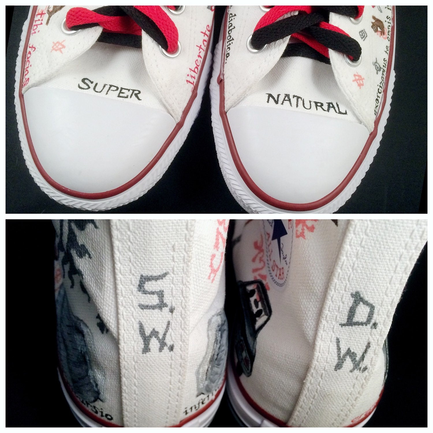 Supernatural Shoes LIMITED EDITION custom Chuck by samslostshoe