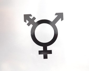 Window Decal, Transgender, ST-014d