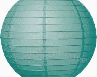 Teal paper lantern Etsy