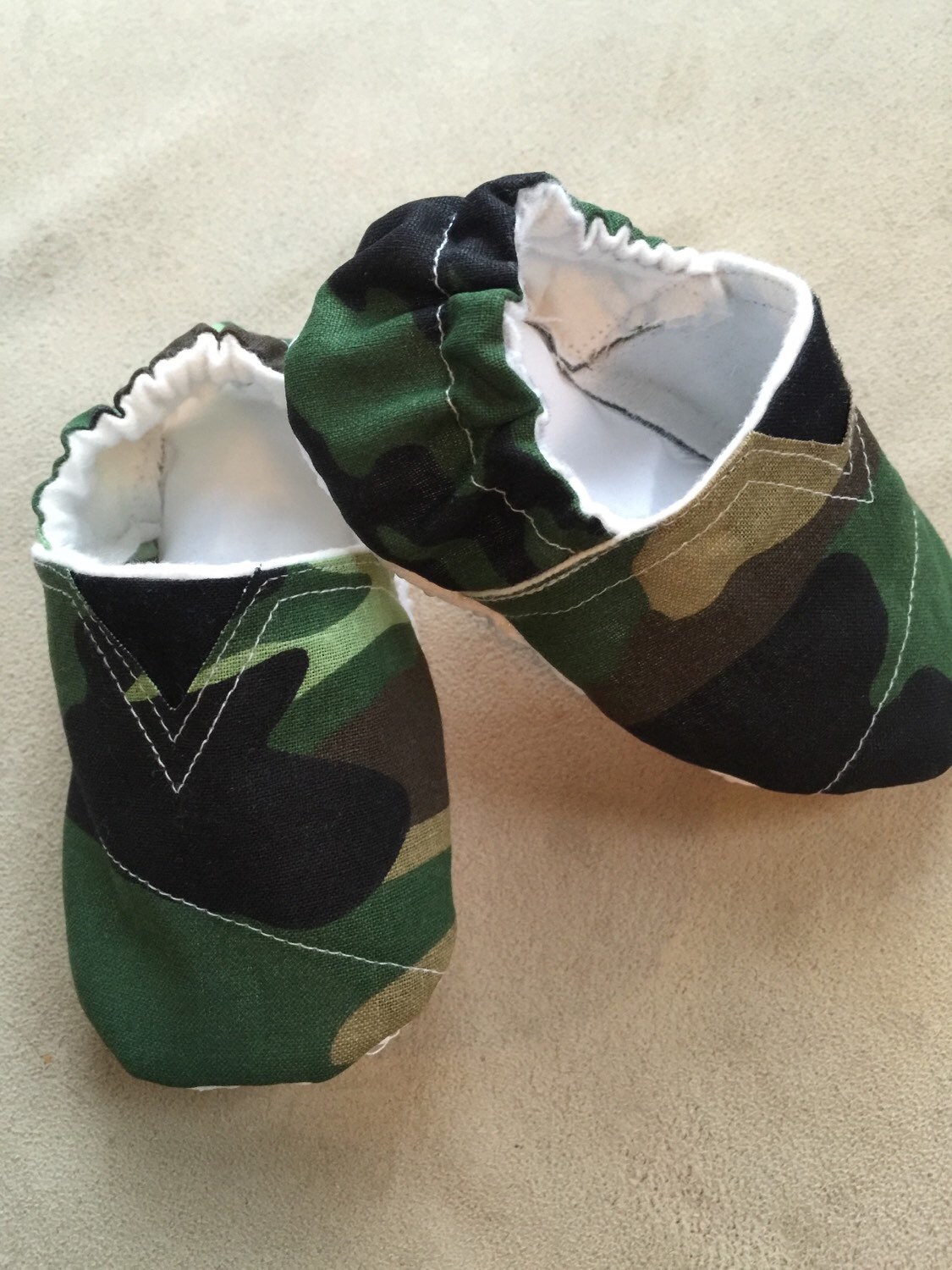 Camo baby toms inspired shoes infant crib shoes by BabyBrays