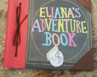 Inspired by The Movie UP, Baby Book, Baby Shower Guest Book, Baby Album, Personalized 6 x 6