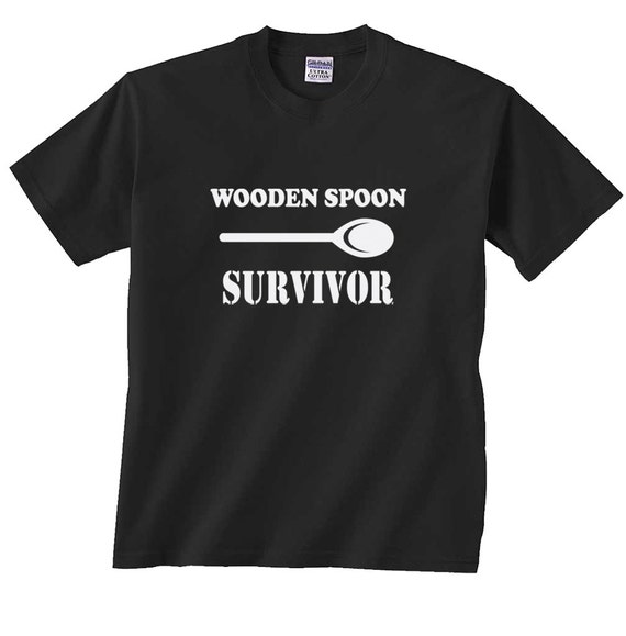 wooden spoon survivor t shirt