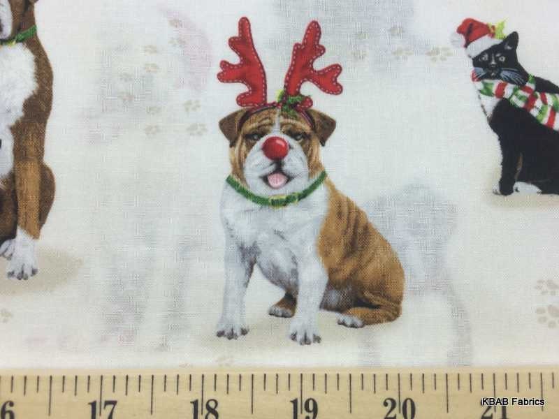Christmas Fabric Dog Christmas Fabric Cat Christmas Pet Fabric