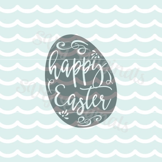 Download Easter Egg SVG Happy Easter SVG Vector file. So pretty for so