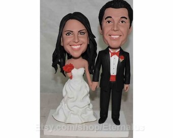 Unique wedding cake topper, custom cake topper, Bride and groom cake topper, Mr and Mrs cake topper, cheap wedding cake toppers