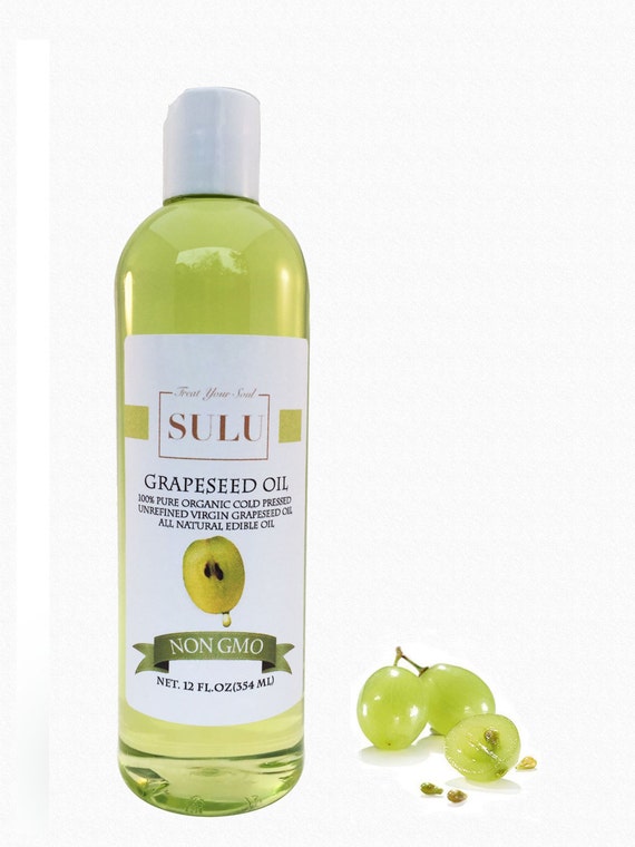 Organic Grape seed oil 100 pure grapeseed oil cold pressed