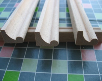 4 scrabble tile racks, wooden letter racks to display 9 Scrabble tiles