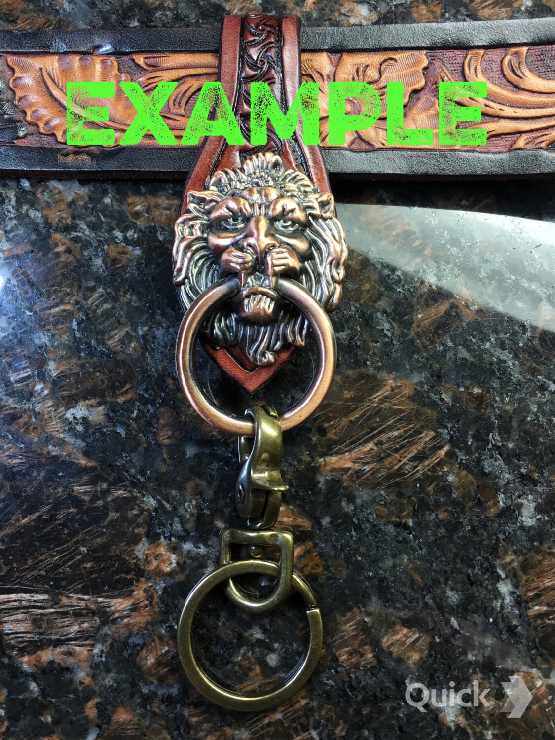 Custom keychain / Key Keeper / Belt Key holder