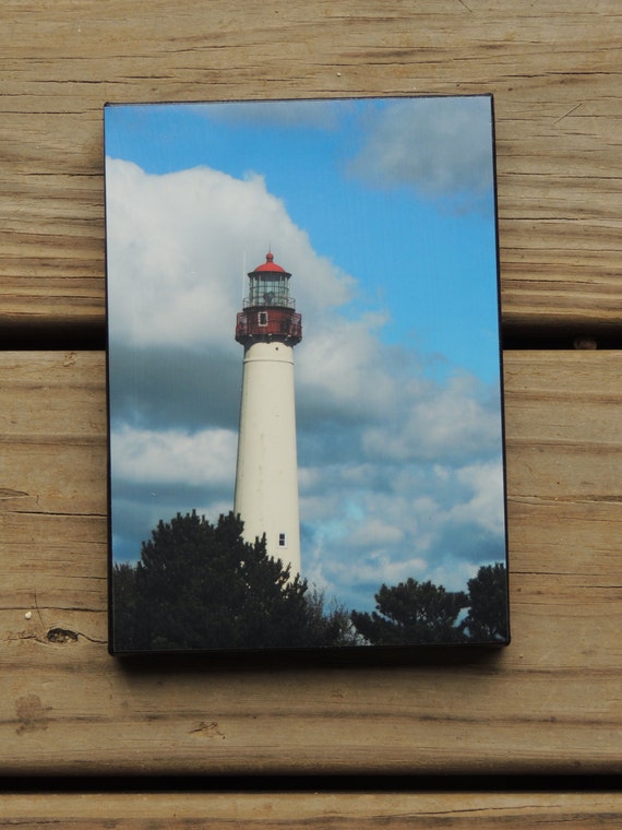 Cape May lighthouse photo on canvas Cape May NJ lighthouse