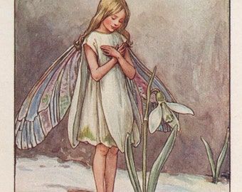 Vintage fairy print | Etsy