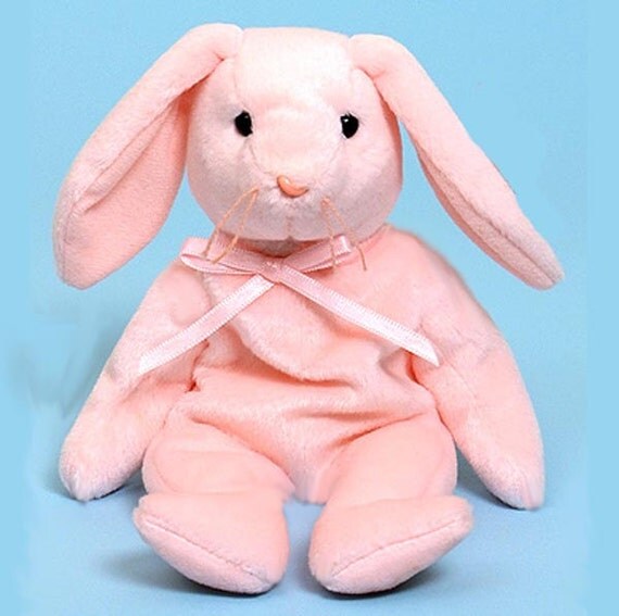Items similar to Dozen New HOPPITY The PINK BUNNY, Ty Beanie Babies