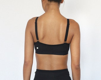 High Waisted Thong | comfortable thong, soft knickers, sustainable lingerie, handmade underwear