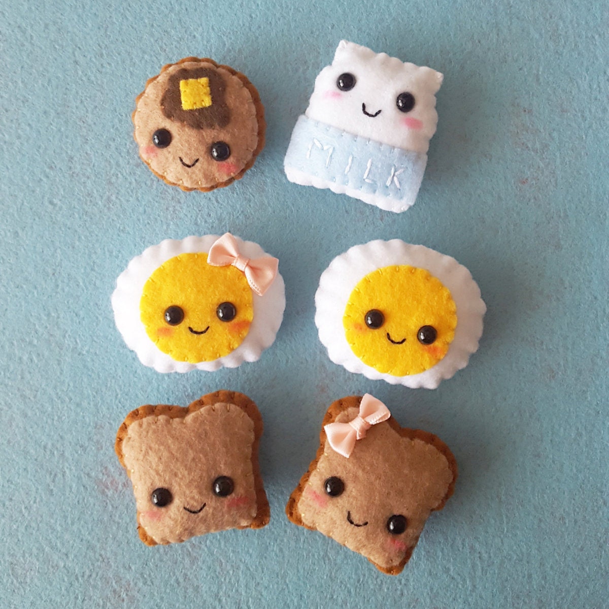 kawaii food plushies