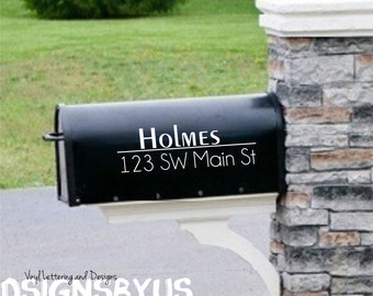 Modern Mailbox Decal