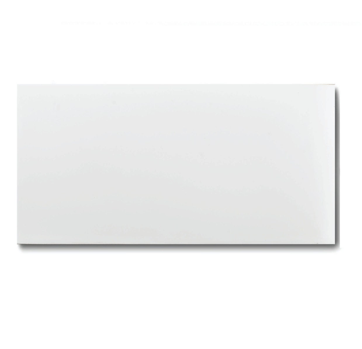 25 Dry Erase Shelf Labels 2 x 4 White