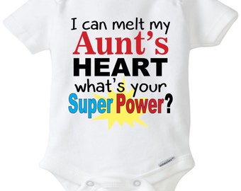 My Aunt loves me onesie Aunt baby shirt Funny baby saying Baby